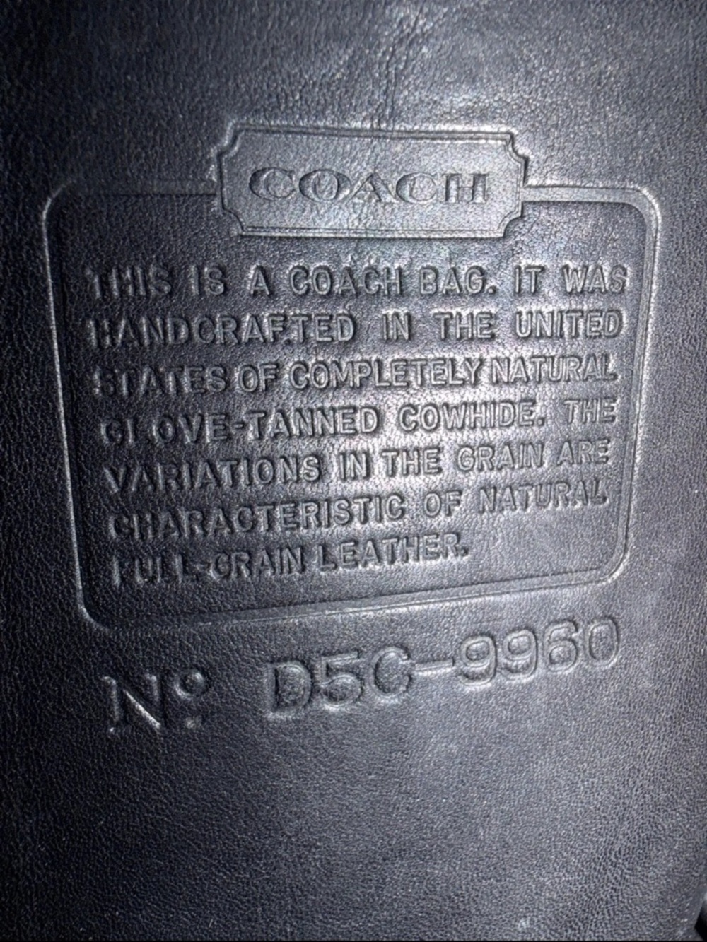Coach Vintage Mini Leather Backpack in Black - Picture 7 of 8